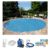 Clear Pool Rundpool „PREMIUM IBIZA“, (Set, 6 tlg.), inkl. umfangreichem Zubehör für den Badespaß im eigenen Garten