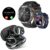 HYIEAR Smartwatch Damen Herren (1,43″ AMOLED)In-Ear-Kopfhörer 5.3,LED-Anzeige Smartwatch, 2 Austauschbare Armbänder, Multisportmodi, Blutsauerstoff, Schlaf, Bluetooth 5.3 Kopfhörer, Smart Touch Control, IP5 Wasserfestigkeit